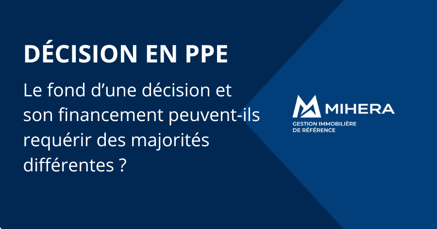 Le fond d’une décision et son financement peuvent‑ils requérir des majorités différentes en PPE ?