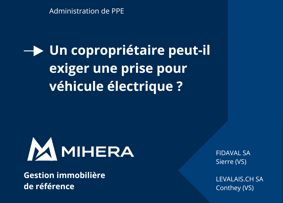 Un copropriétaire peut-il exiger une prise pour véhicule électrique ?